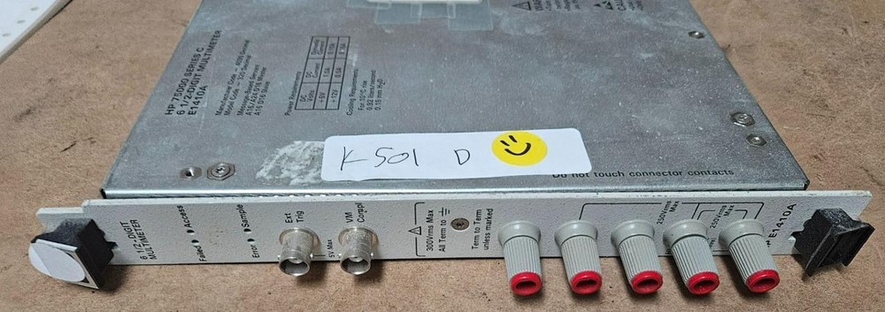 HP 75000 E1410A MULTIMETER MODULE ! d
