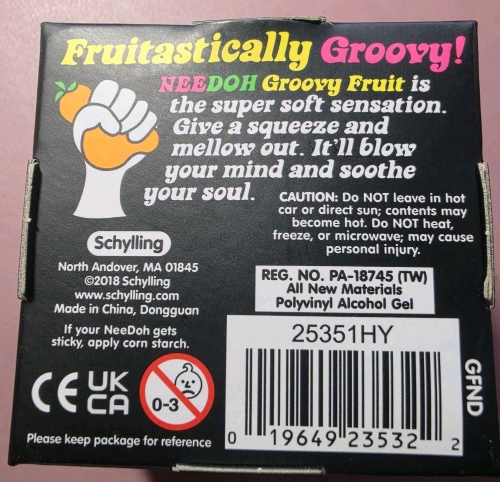 Needoh Groovy Fruit Basket