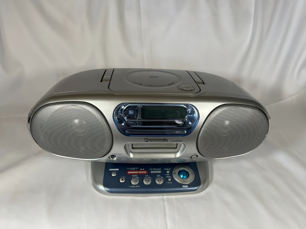 Personal MD system RX-MDX60 CD and MD operation confirmed