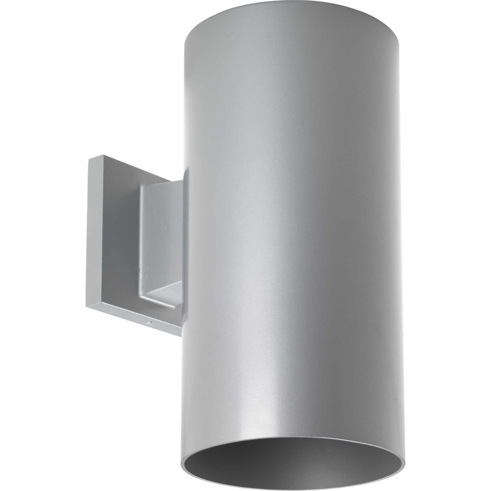 Progress Lighting P5641 Cylinder 1 Light Outdoor Wall Sconce - Grey