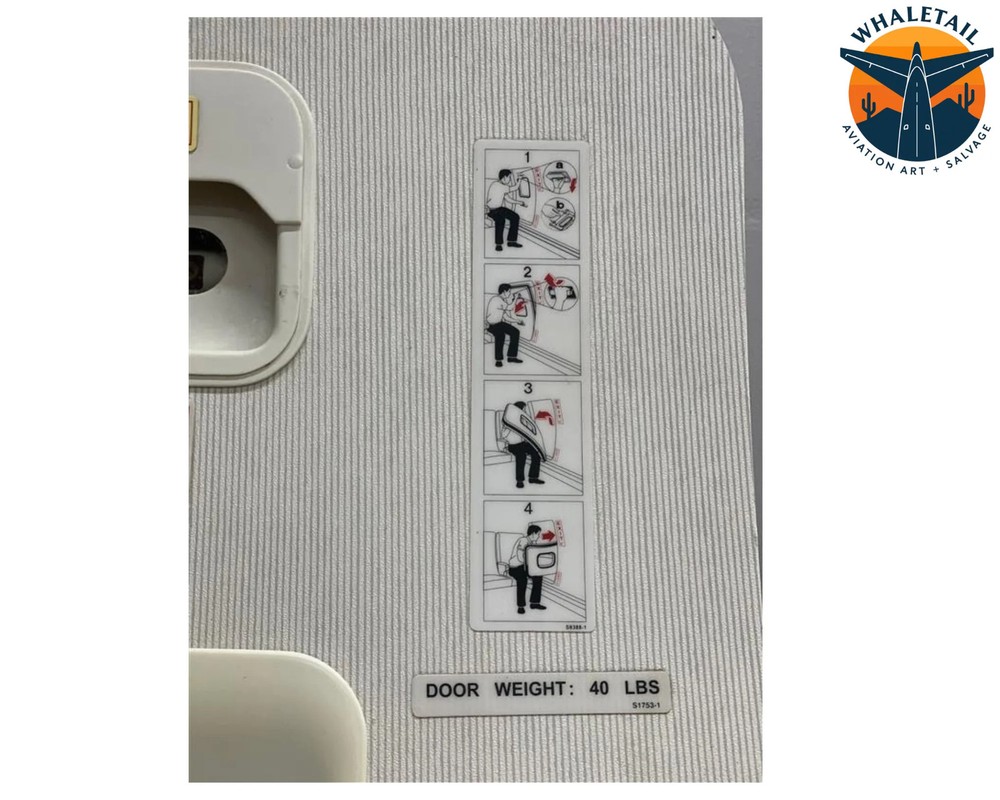 CRJ Over Wing Exit Door