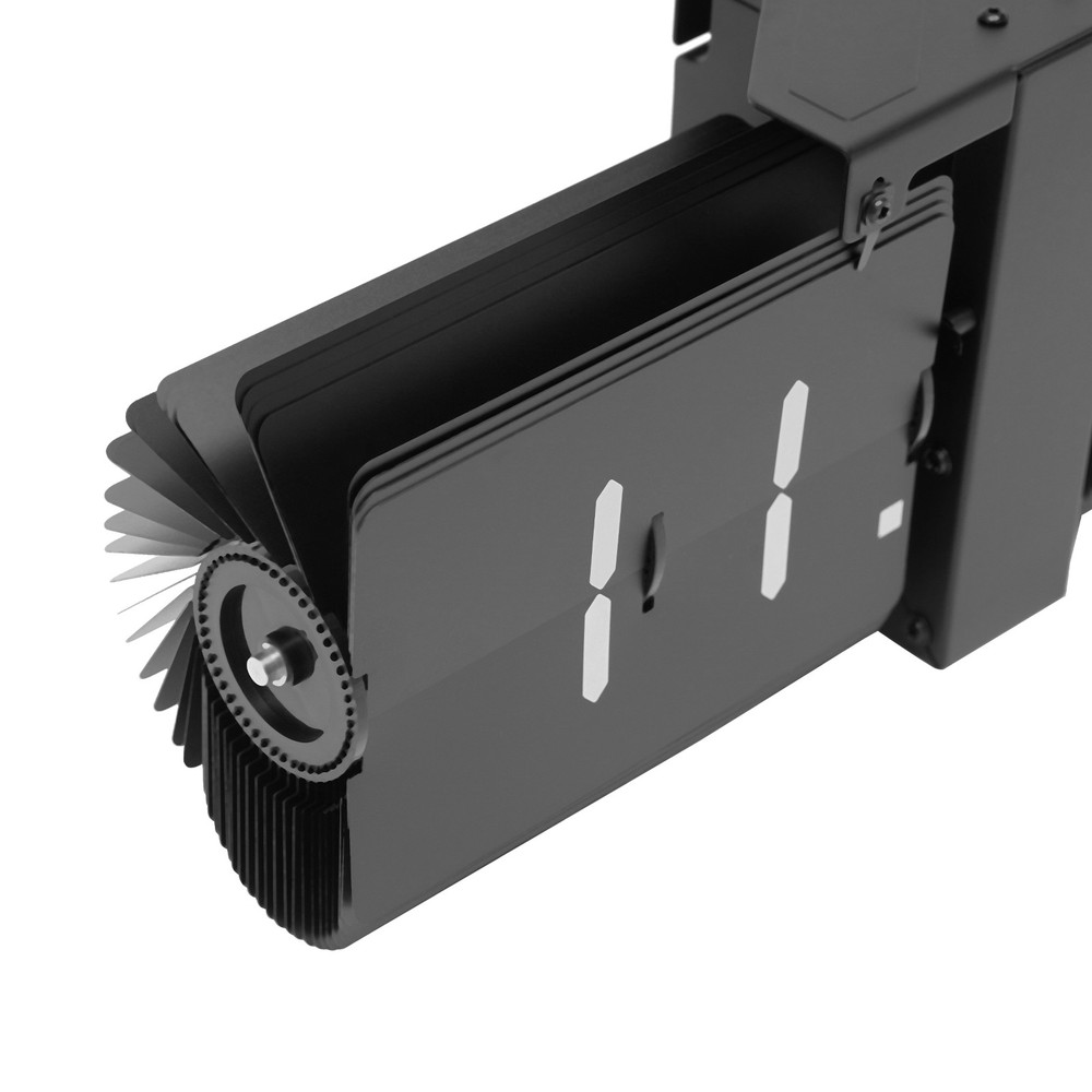 Flip Clock Wall Timer Retro Clock Analog Clock Office Decor Minimalist black