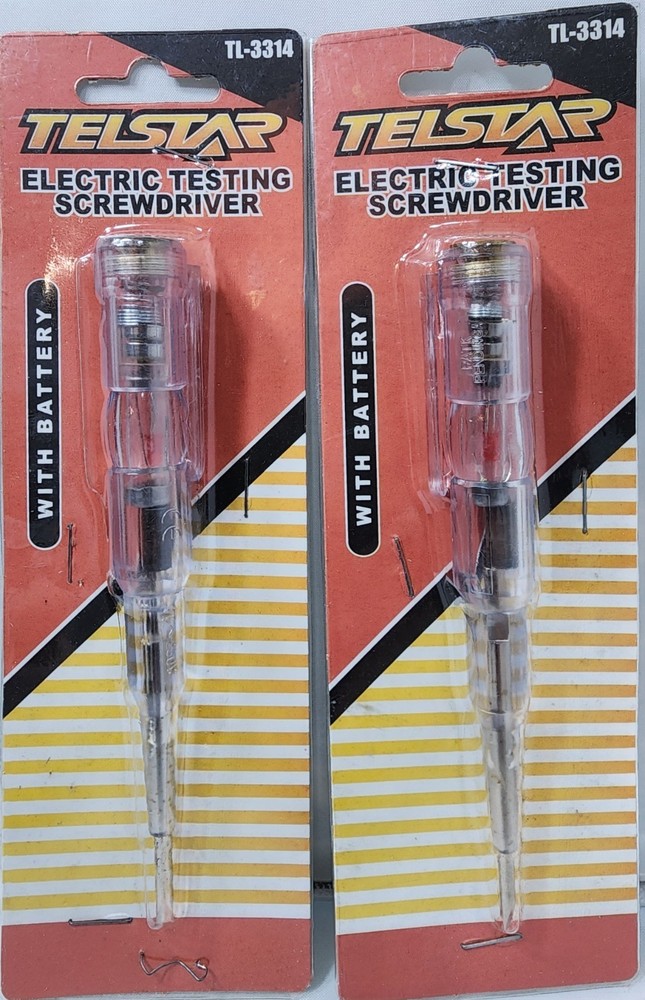 2 Pack Voltage Tester Screwdrivers – Electric Test Pen
