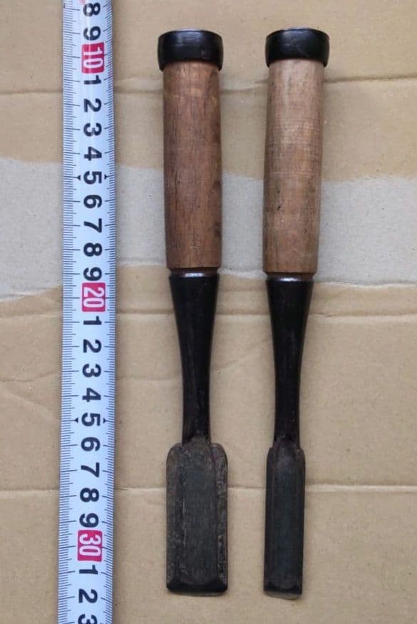 Chisel Set 2pcs Wooden Handle Quality Japanese Tools