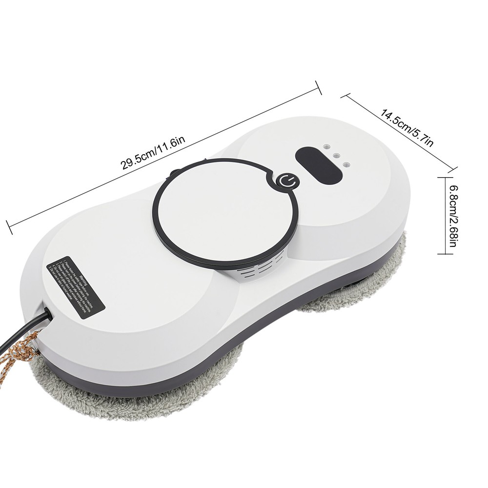 Window Cleaning Robot, Smart Window Cleaner with Automatic Water Spray Remotes