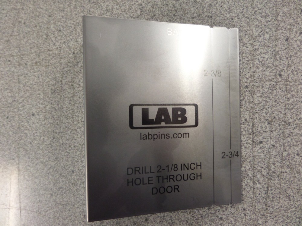 LAB DPT1 DOOR LOCK BACKSET MARKER INSTALLATION TOOL