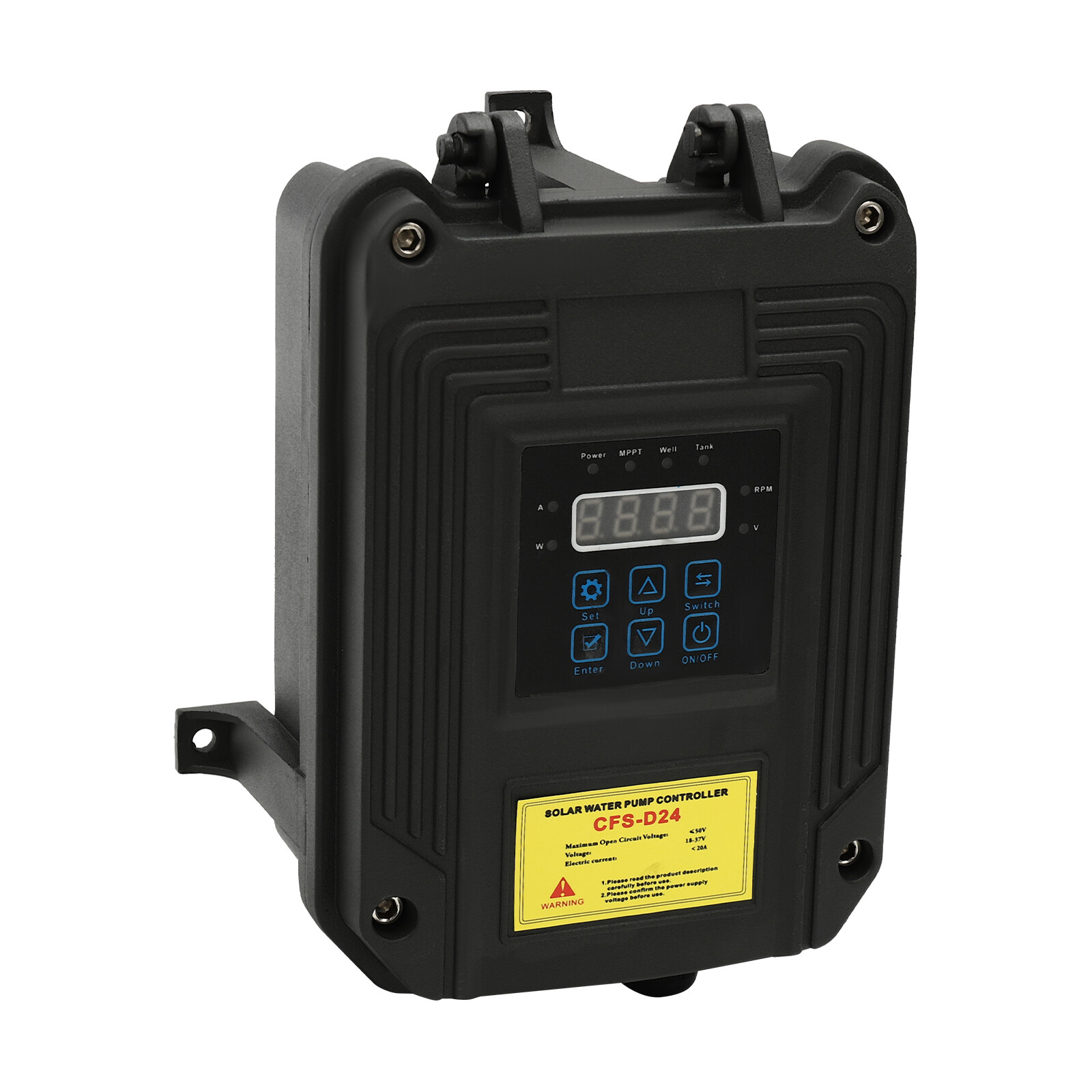 DC24V 3" Solar Pump Submersible Pump Bore Deep Well Water Pump + MPPT Controller