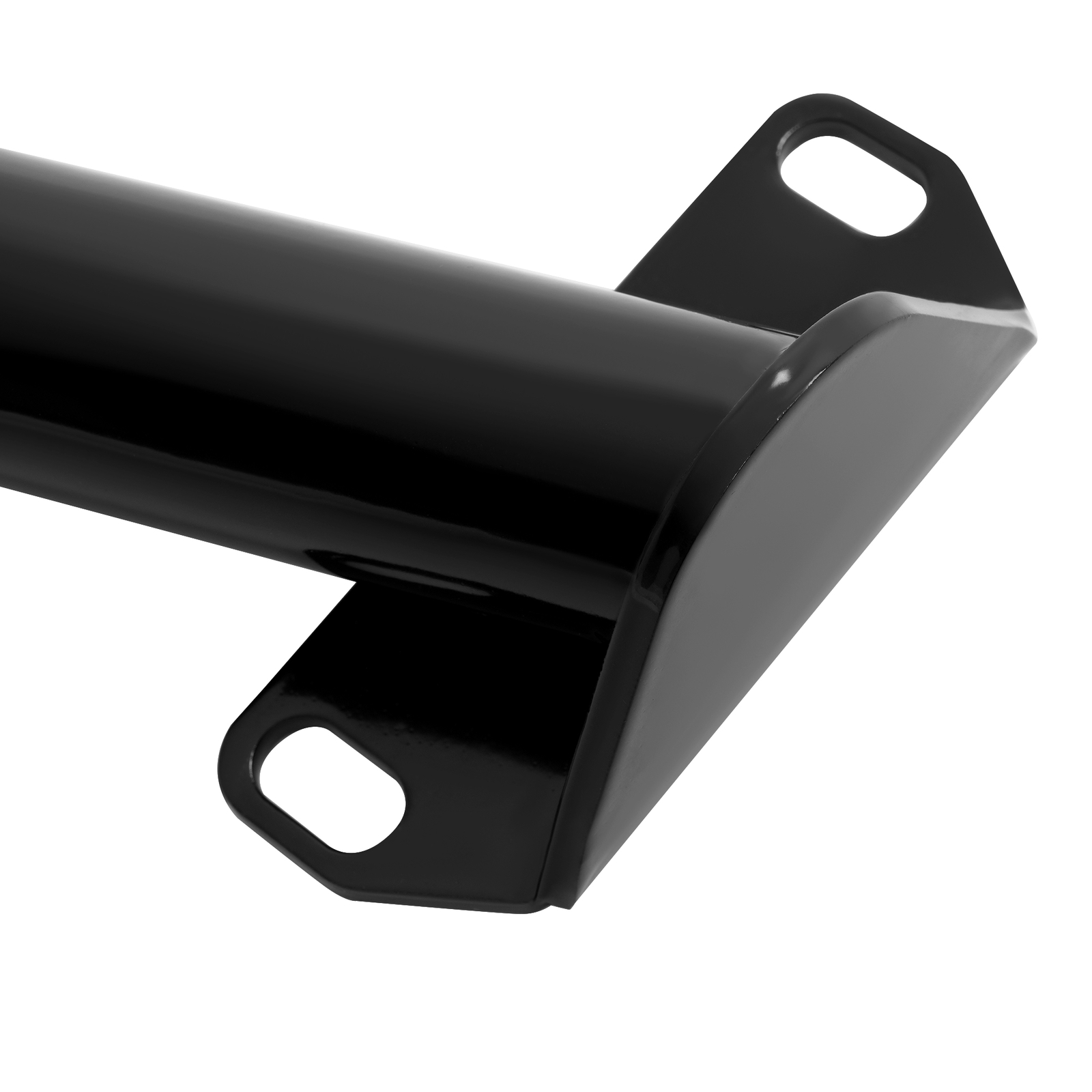 Black Rear Steel Tubular Shock Crossmember Mount For Chevy 150 210 Bel Air 55-57