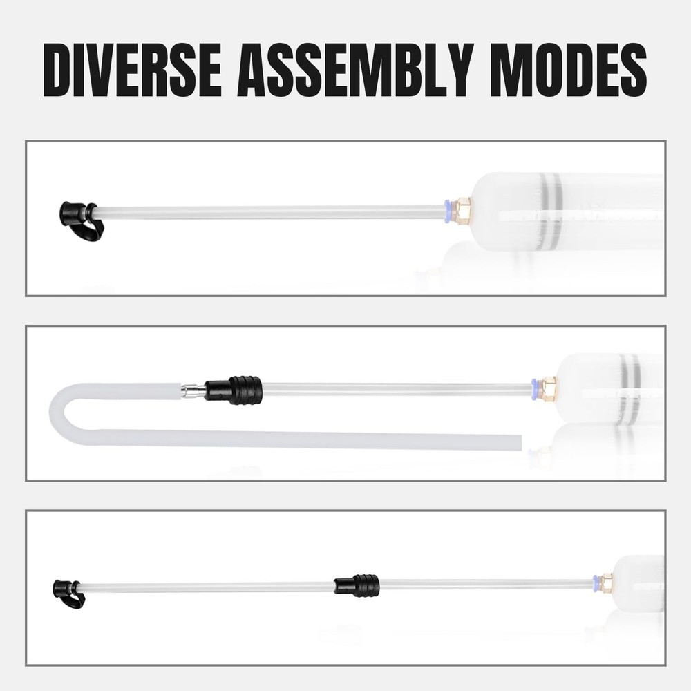 Versatile Fluid Extractor Pump Set | Includes 50cm Hose & Multiple Accessories