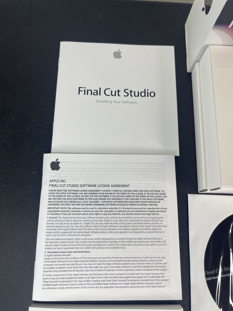 Apple Final Cut Studio - With Final Cut Pro 7 2009 READ DESCRIPTION