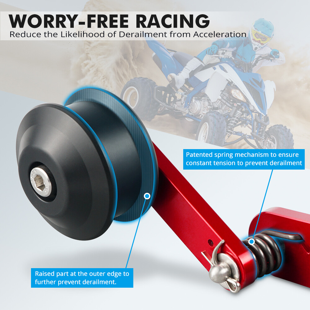For Yamaha Raptor 700R YFM700R Drive Chain Tensioner Roller Slide 2013-2026