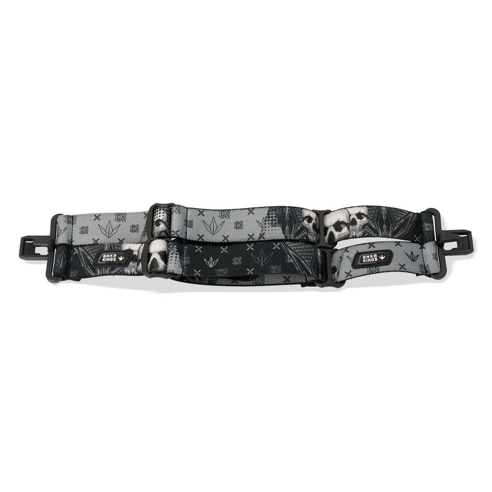 Bunkerkings 4-Point Strap & Headband Pack - CMD / VIO - Black Skull Coronation