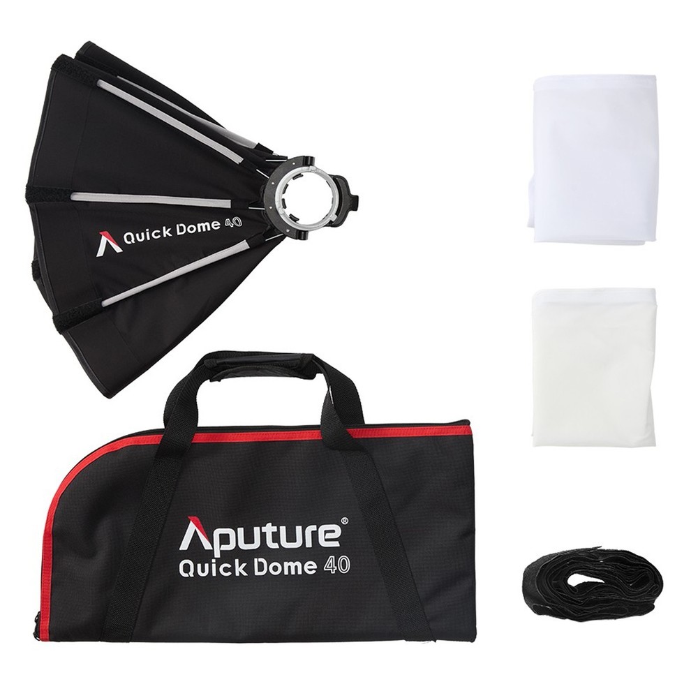 Aputure Quick Dome 40 40cm/16in Circular Octagonal Quick Release Softbox w/8-Rod