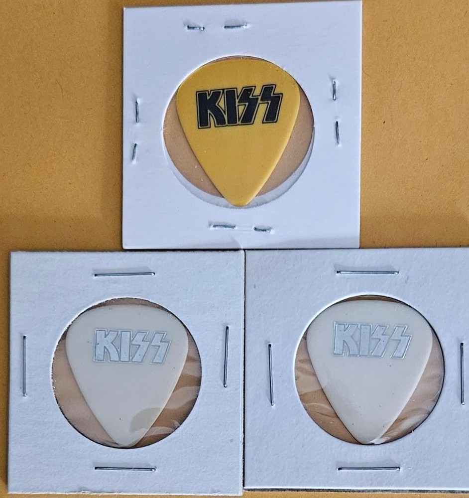 3 KISS guitar picks ... $255!!