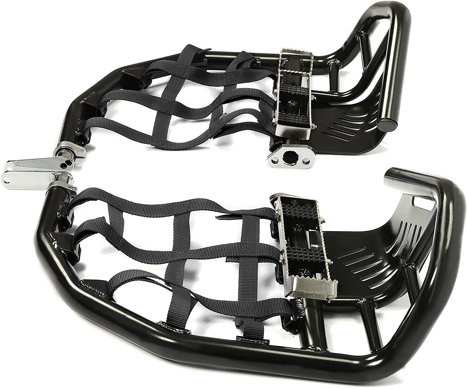 For Honda Sportrax 400 TRX 400EX 400X Nerf Bars Pro Peg Black Bars Black Nets