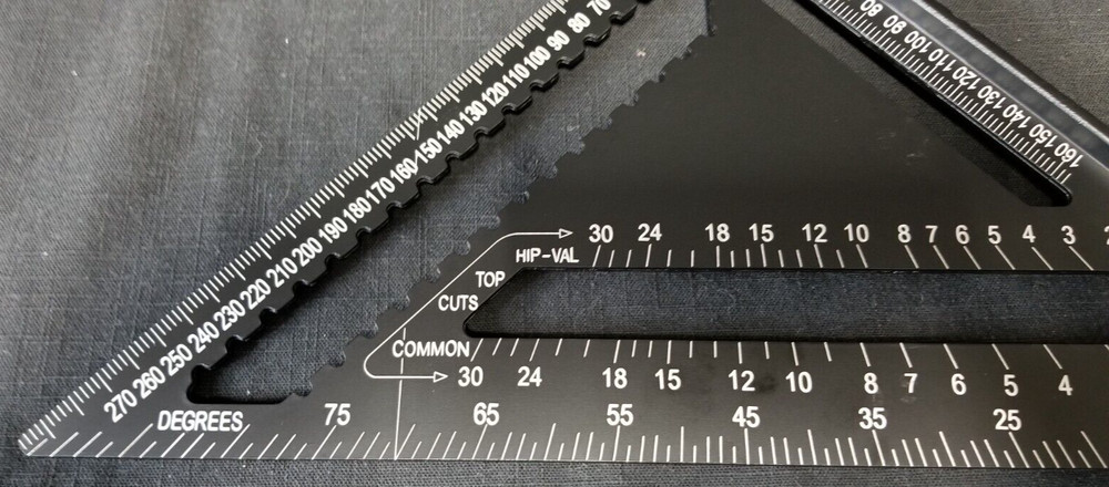 Thanksky Triangular Rule Professional 30cm 12" Measuring Tools Angle Frame