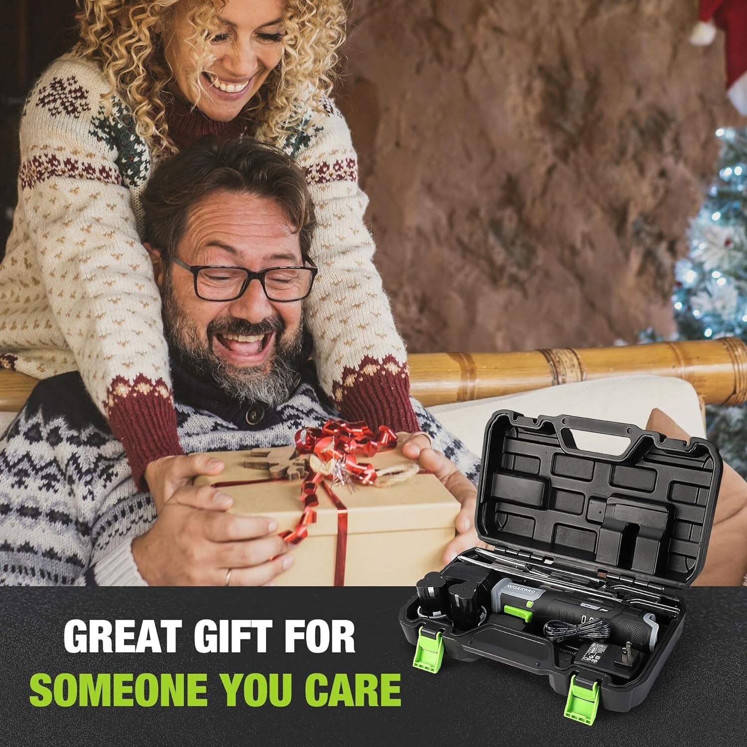 WORKPRO 12V Cordless Electric Fillet Knife with 8'' and 10'' Razor-Sharp Blades