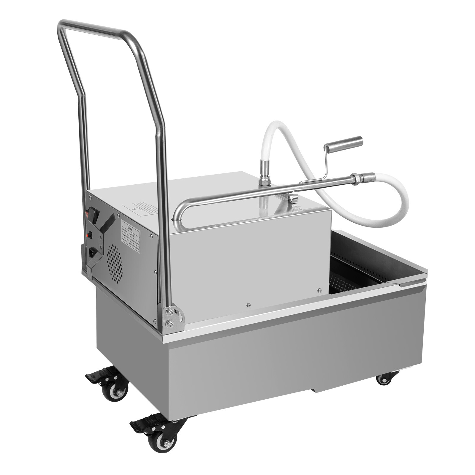 Commercial Fryer Oil Filter Cart Machine Kitchen Oil Filter System USA