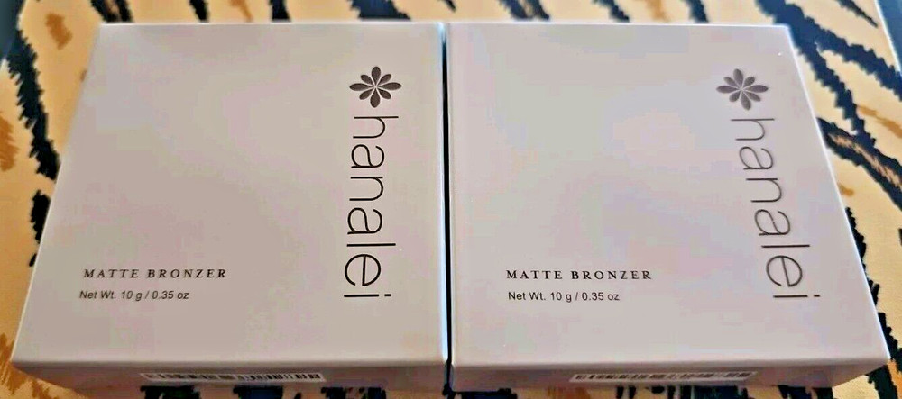 Hanalei Beauty Matte Bronzer 2 Pk- New.