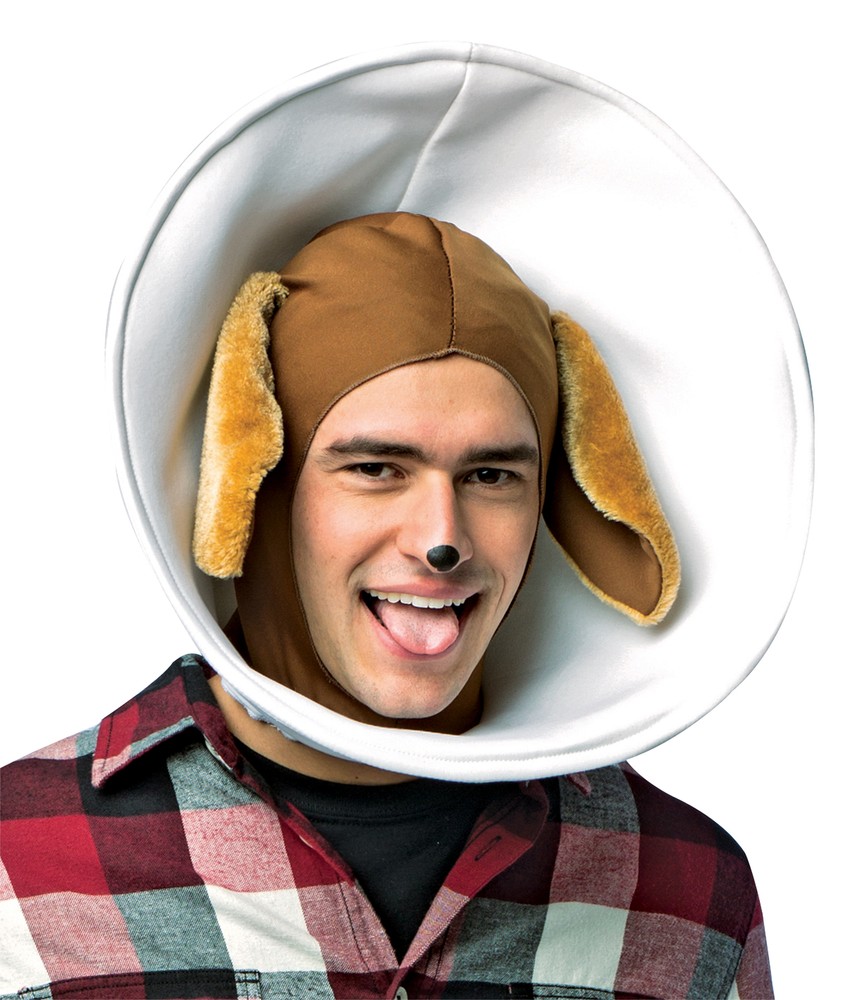 Dog In Cone Headpiece - Rasta Imposta