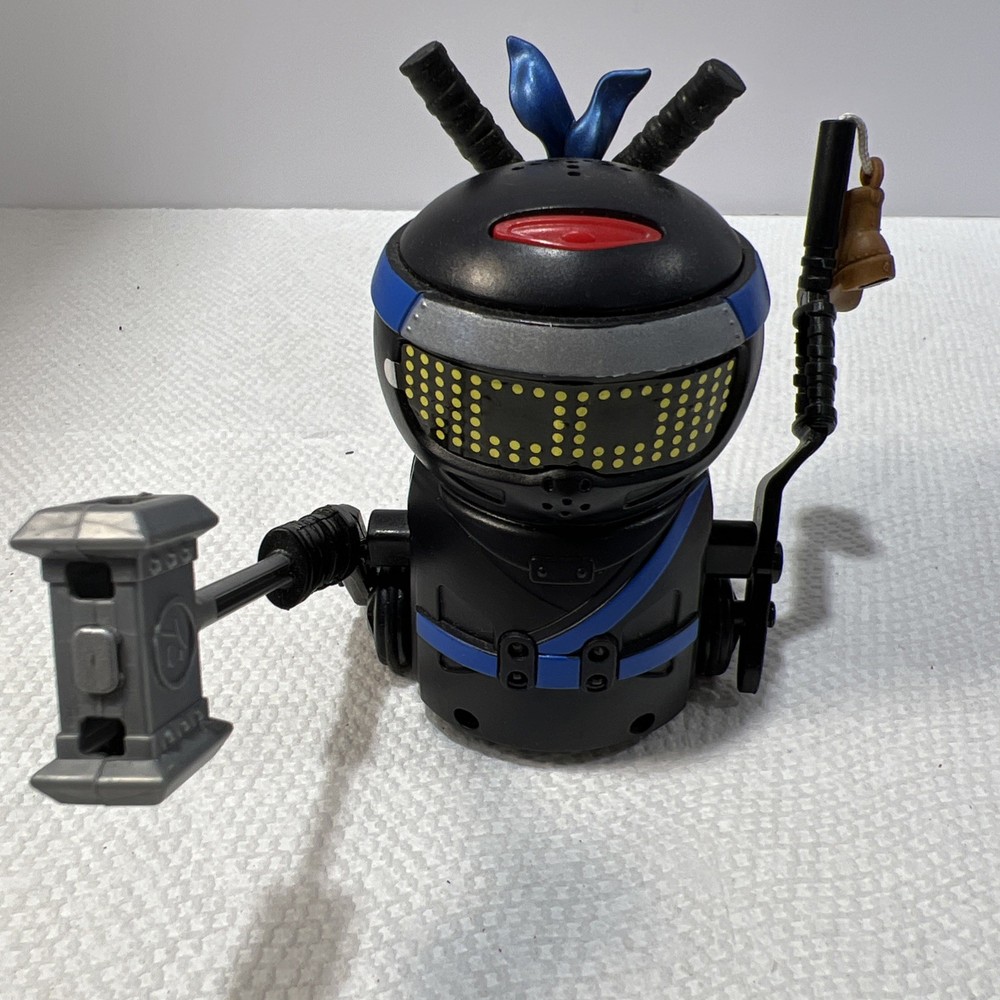 Spin Master Ninja Bots Battling Robots Red & Black 4" Working With Weapons B5