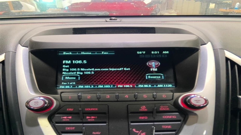 2010-2017 GMC Terrain Dash Mounted Lower 7" Display Screen