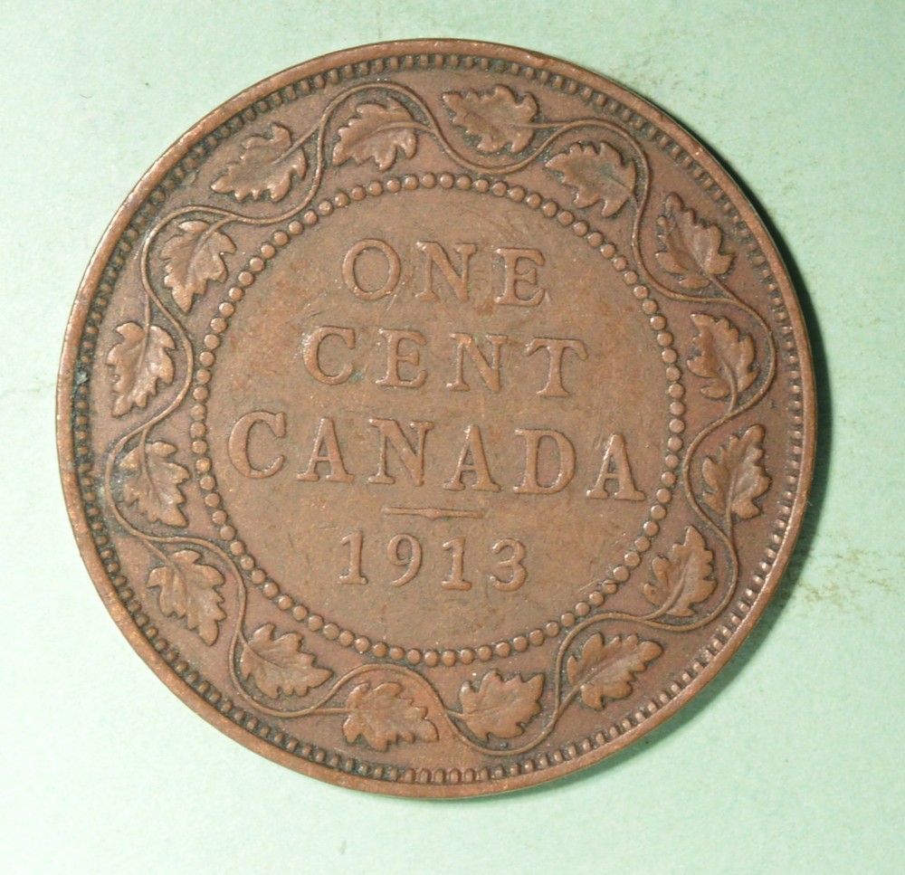 1913 - Canada Large Cent  - INV# X-61