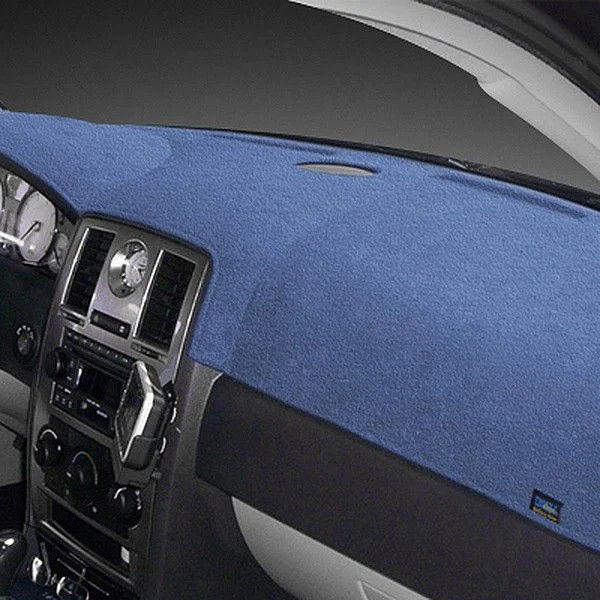 For Chevy Nova 75-76 Dash Designs Plush Velour Medium Blue Dash Cover
