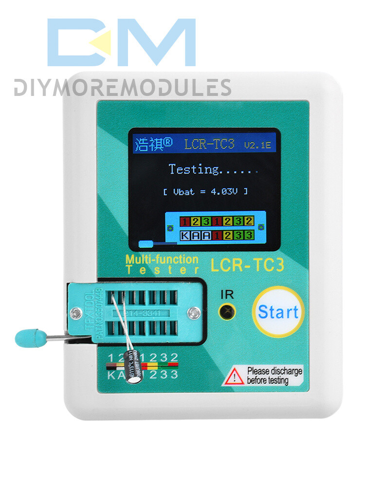 LCR-TC1 Multifunction Transistor Tester Diode Triode Capacitance Meter LCR ESR