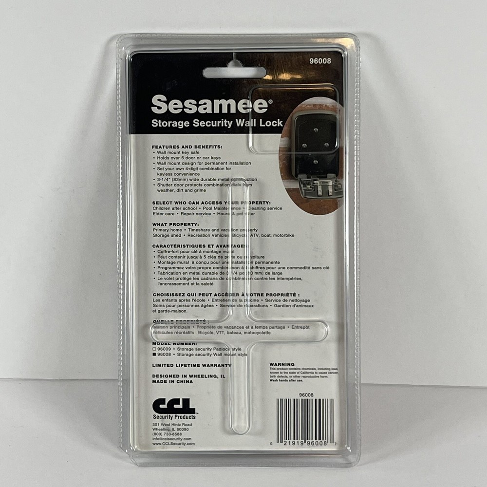 Dial Combination Lock 960 Series Security Wall Mount Dial Lock Sesamee 96008