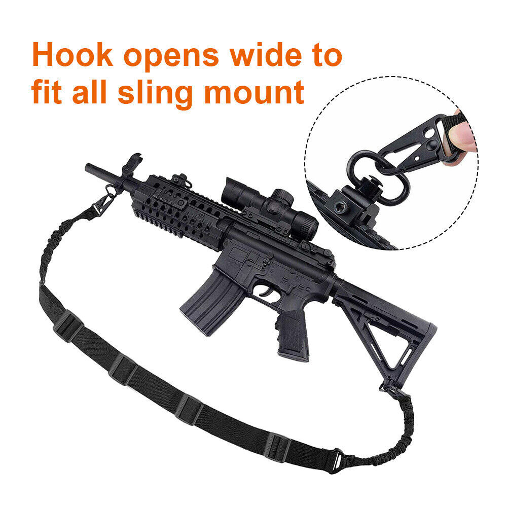 Nylon Multi-function Bungee Sling Adjustable Two Point Tactical Tool Sling Strap