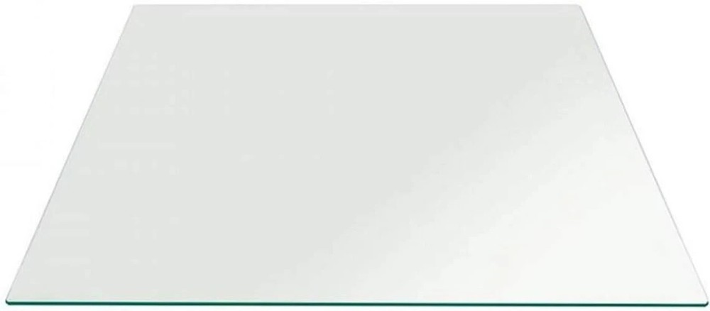 WGV Large Square Mirror Plate 12" Width, 4.2 mm Thickness, Frameless Sanded E...