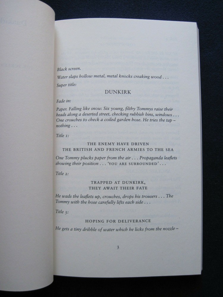 DUNKIRK Script by CHRISTOPHER NOLAN - MOVIE TIE-IN EDITION The Complete Script