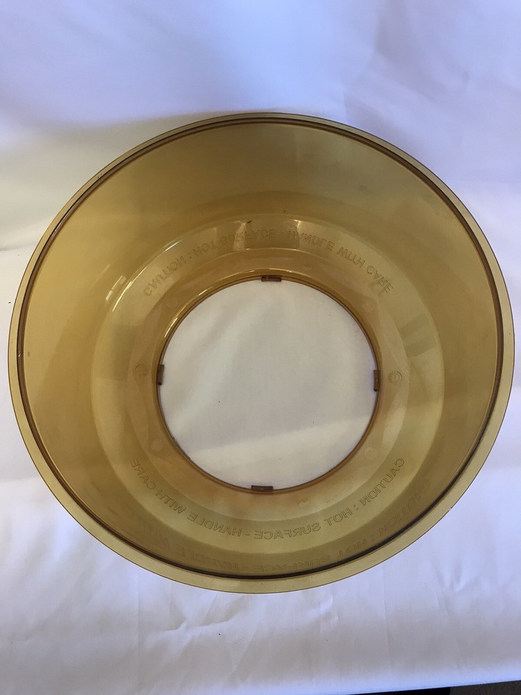 Nuwave Pro Plus Infrared Oven 20632 Amber Plastic Dome Replacement Part Only
