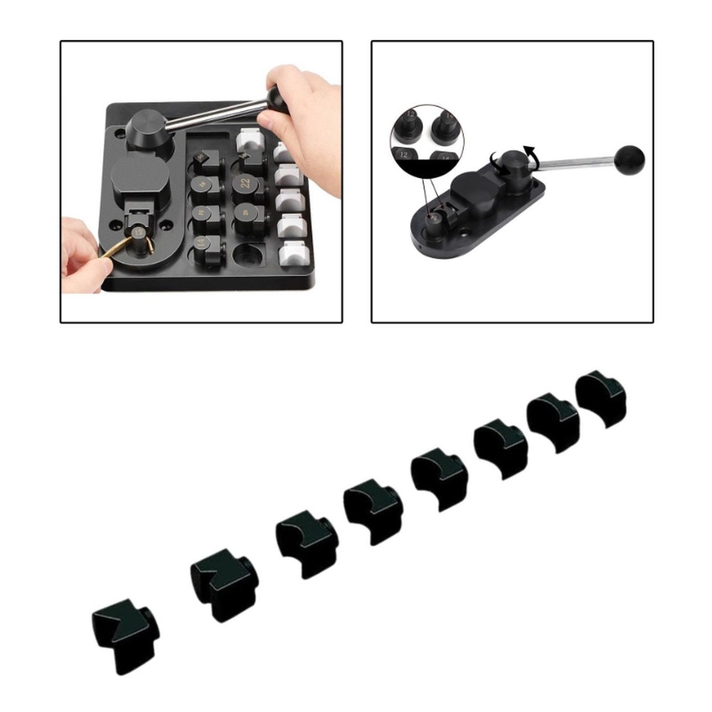 8Pcs Ring Bender Dies Ring Bending Tool Accessories DIY Press Tools