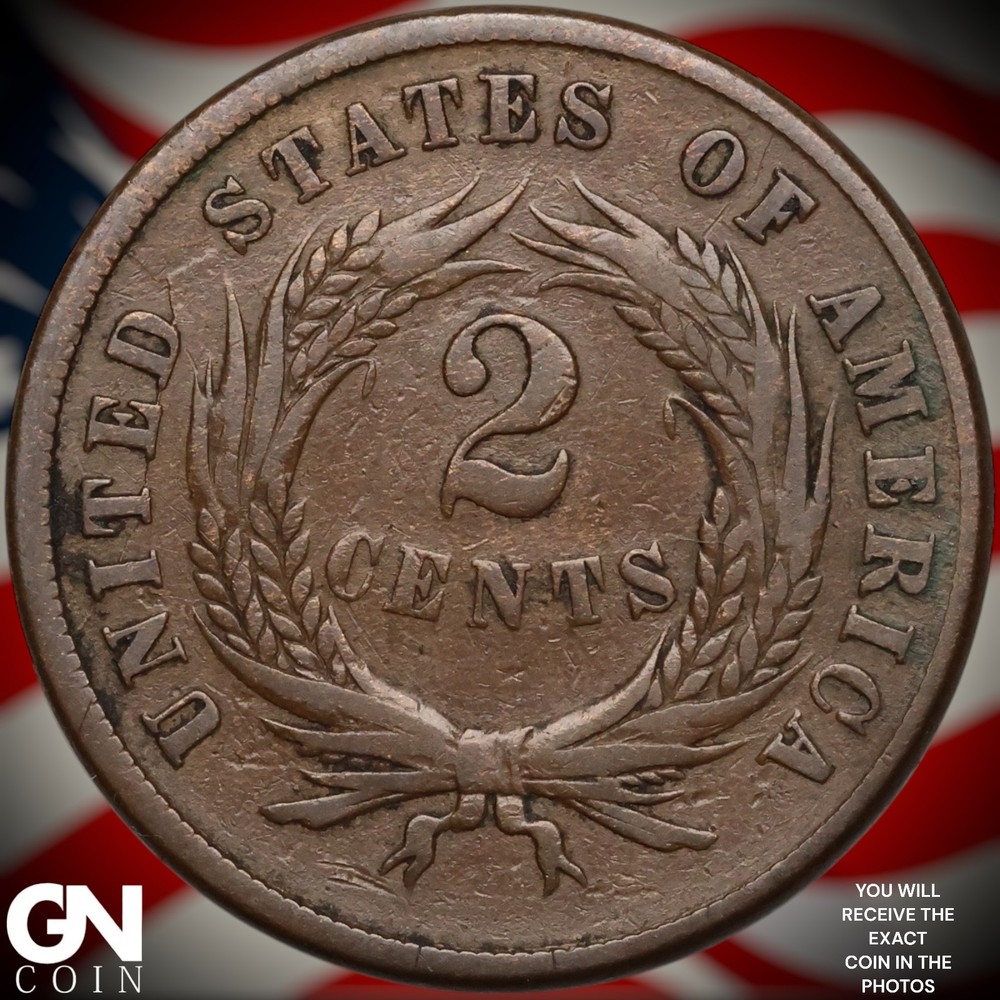 1865 2 Cent Piece B1896