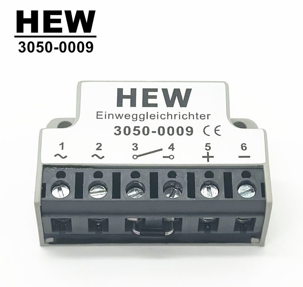 HEW Einweggleichrichter 3050-0009 half-wave Brake Rectifier module