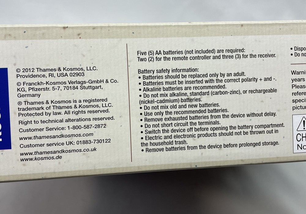 Thames & Kosmos Remote Control Machines Construction Kit Experiment Kit (New)