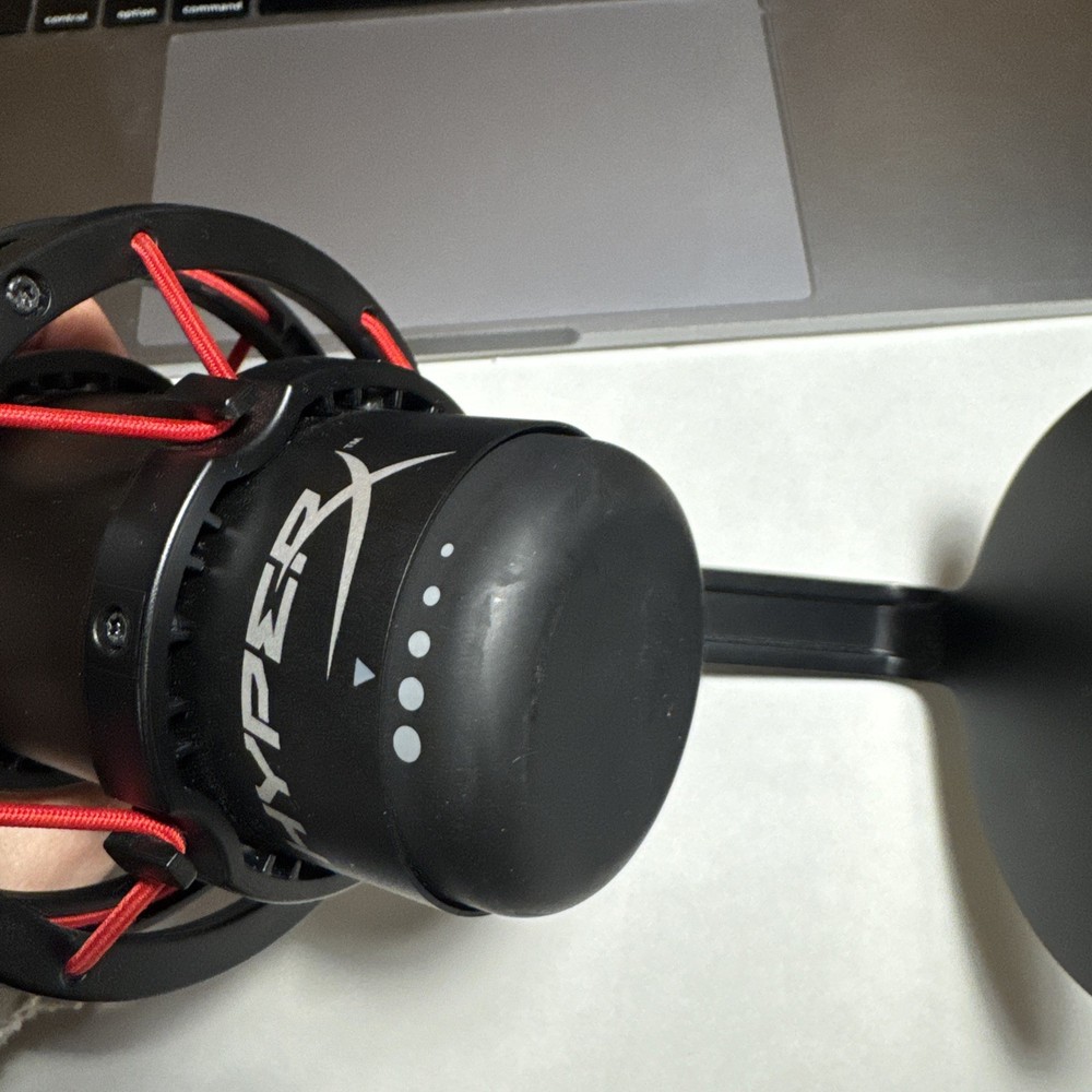 HyperX Quadcast USB Microphone - Good Condition w/ stand and arm adapter