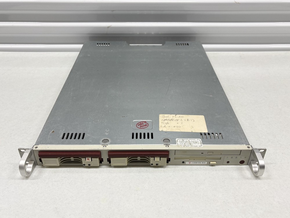 SuperMicro I-Server 3010 370DER Server 1U Rack Computer Intel Pentium 3 x2 WORKS