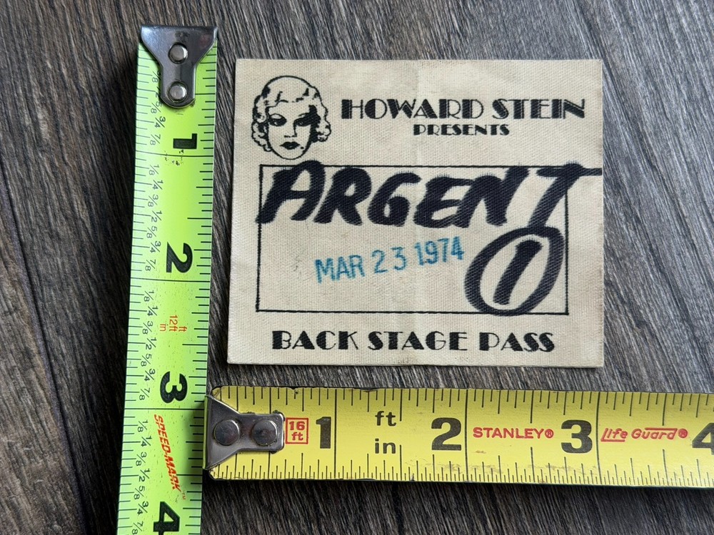 KISS Pass Debut Album Tour Mar 23 1974 Academy of Music NYC Vintage Kiss Aucoin