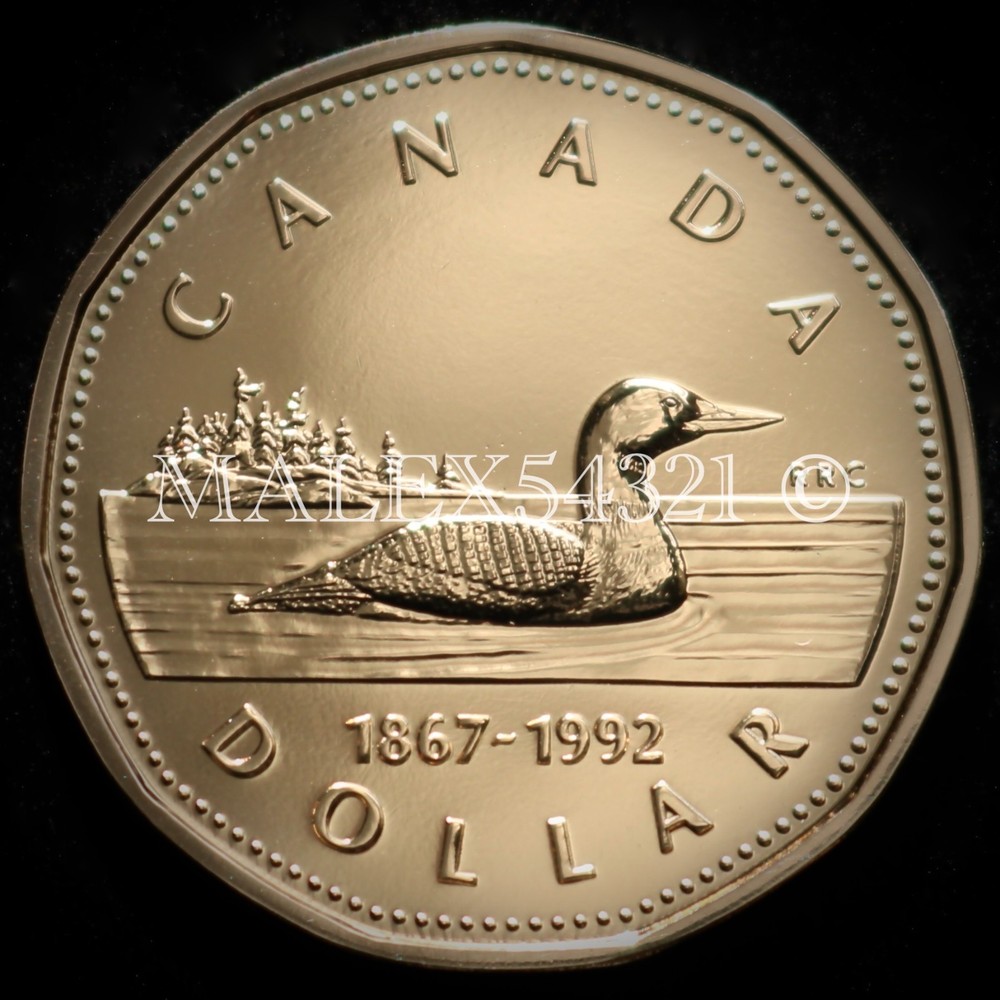 🇨🇦​ RARE (1867-) 1992 CANADA DOLLAR UNCIRCULATED FROM MINT SET