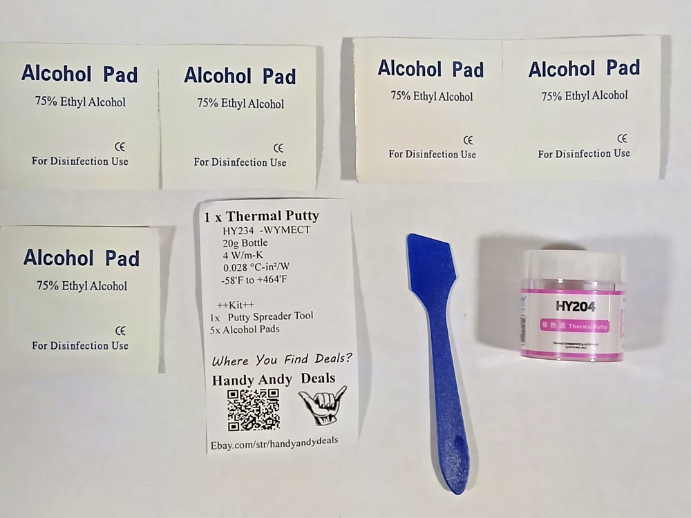 Thermal Putty 33g,20g=Putty PS5 VGA GPU Rapid Cooling Thermal Pad Replace +KIT
