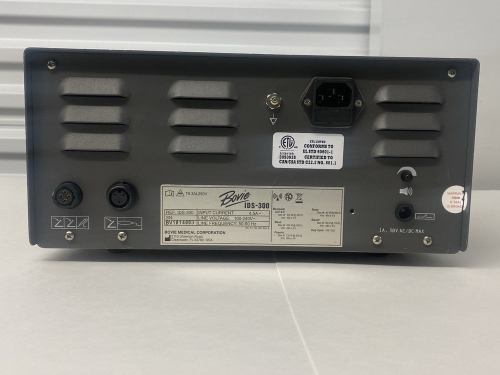 BOVIE IDS-300 ELECTROSURGICAL GENERATOR POWERS ON