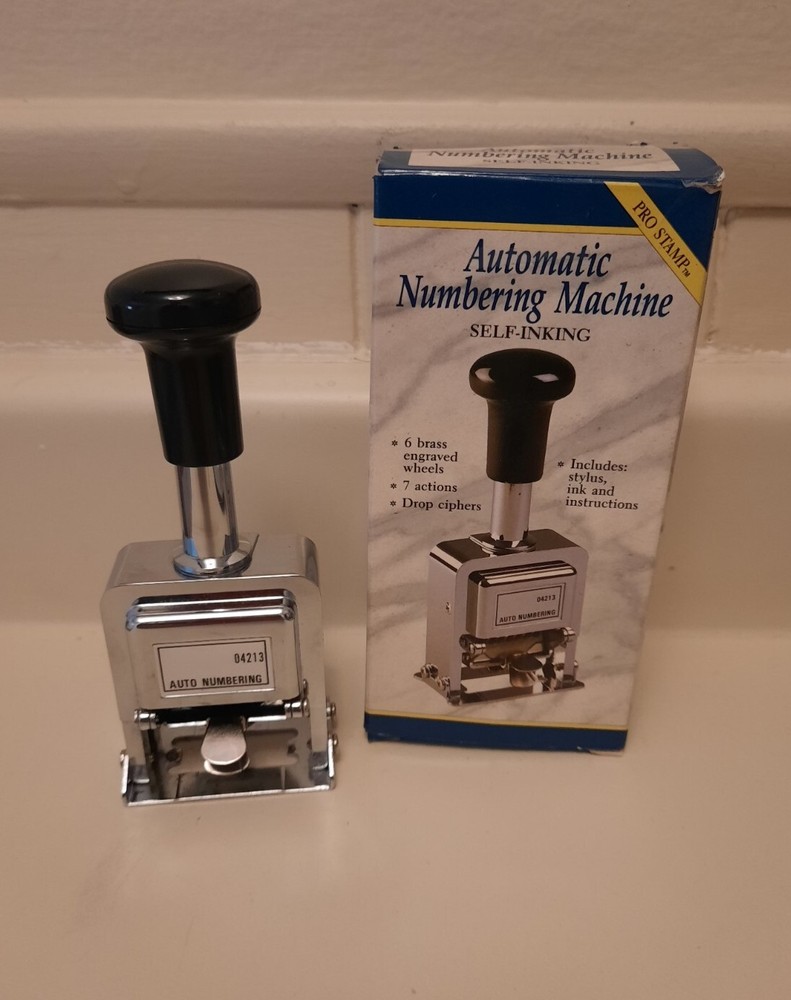 Rogers Automatic Numbering Machine