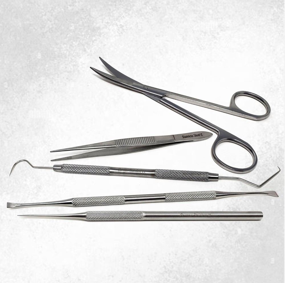 Craft Weeding Vinyl Basic Tool 5 Pcs Set Hook & Pick Fine Tweezer Precision, DIY