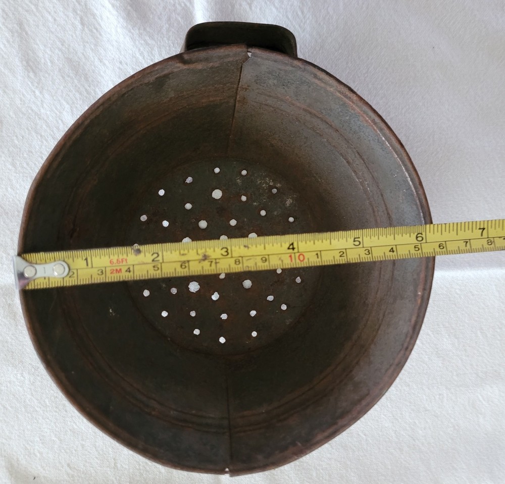 Vintage Rustic Berry Strainer/Colander Primitive Farm House