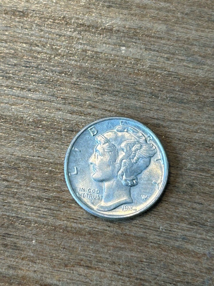 1944 Mercury Dime BU