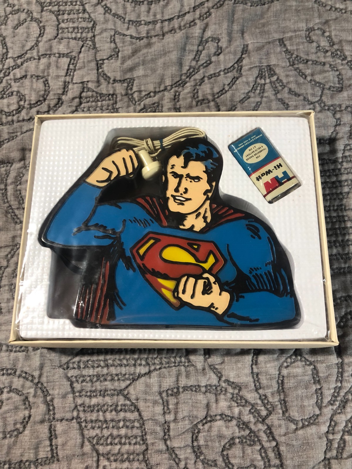 Vintage 1973 National Periodical Publications Superman Radio NEW Sealed