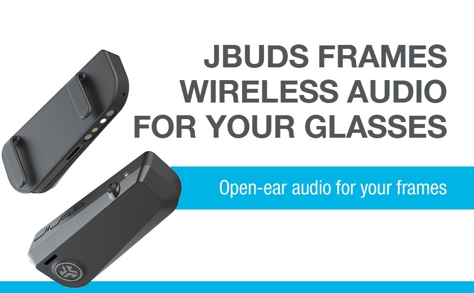 JLab Audio JBuds Frames Open-Ear Wireless Headset - Black EBFRAMESRBLK124